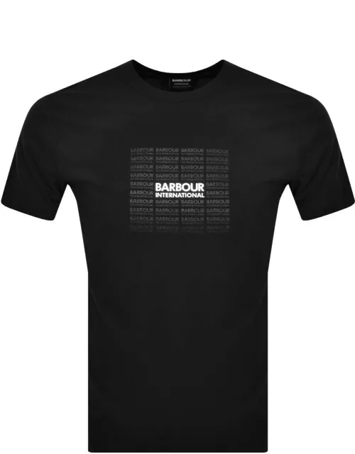 Barbour International Multi T Shirt Black