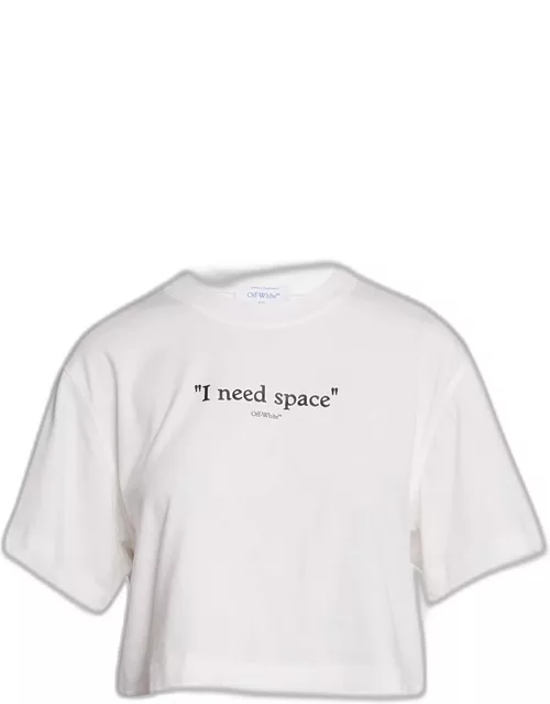 "I Need Space" Crop Tee