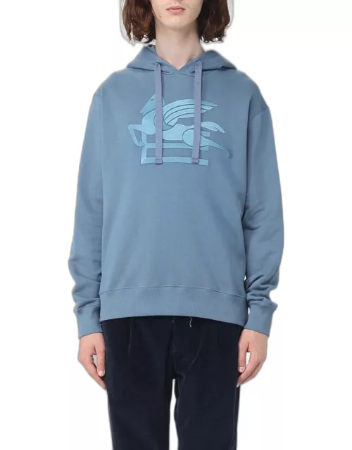 Etro sweatshirt in cotton with Pegasus embroidery