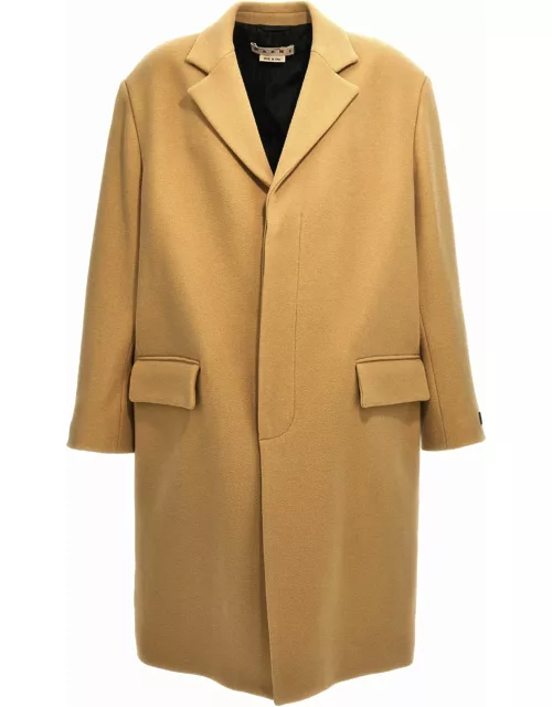 Marni Single-breasted Wool Coat