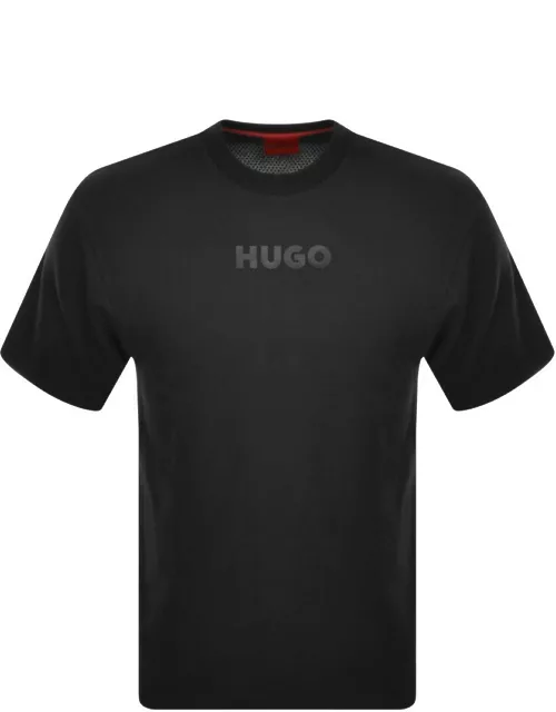 HUGO Daktai Crew Neck T Shirt Black