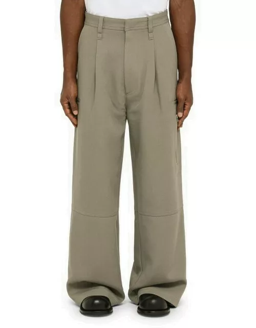 Taupe wool trouser