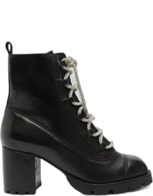 Kaile Glam Heeled Combat Boot