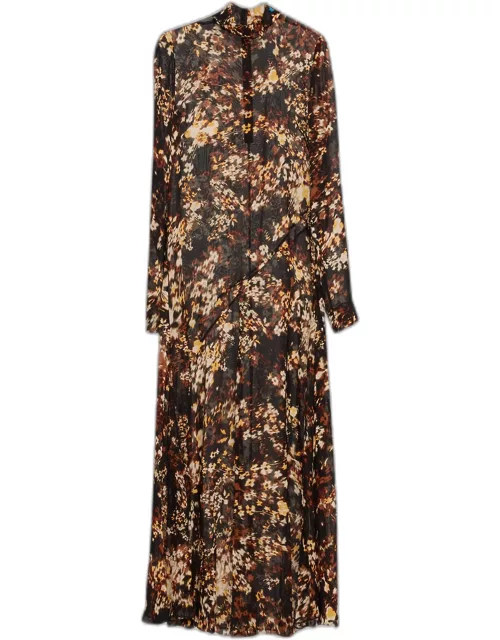 Dawn Floral Belted Maxi Dres