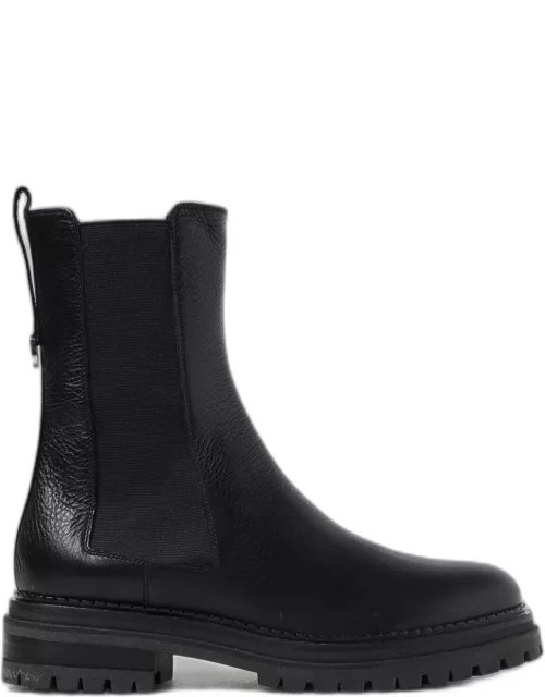 Flat Ankle Boots SERGIO ROSSI Woman colour Black