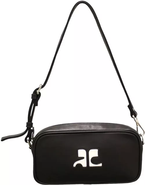 Courrèges Leather Camera Baguette Bag