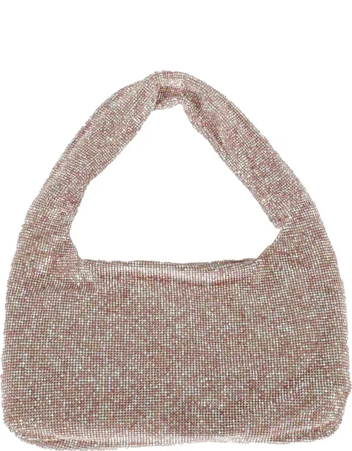 Kara Crystal Mesh Armpit Bag