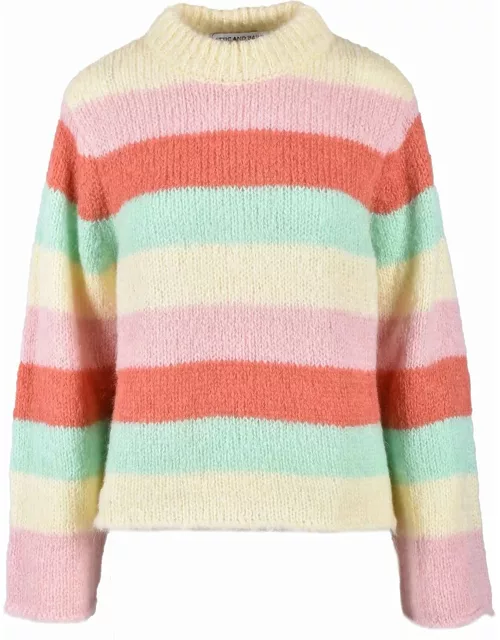 Attic and Barn Womens Multicolor Sweater