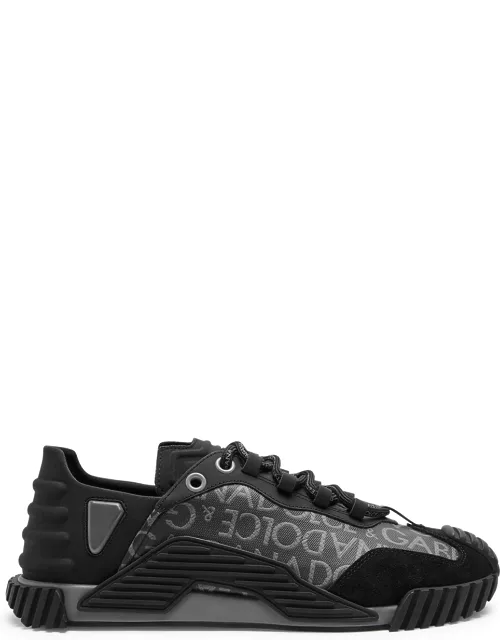 Dolce & Gabbana NS1 Panelled Leather Sneakers - Black