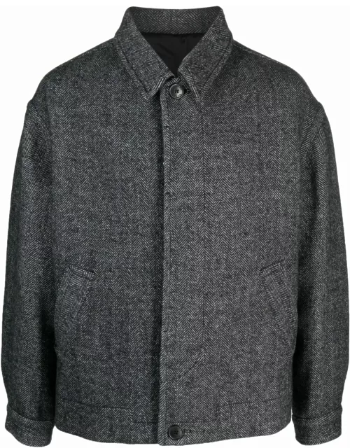 Isabel Marant Anthracite Grey Simon Wool Shirt Jacket