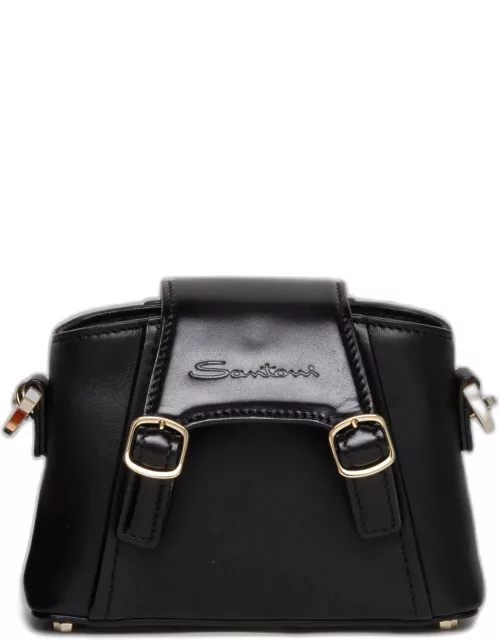 Mini Bag SANTONI Woman colour Black