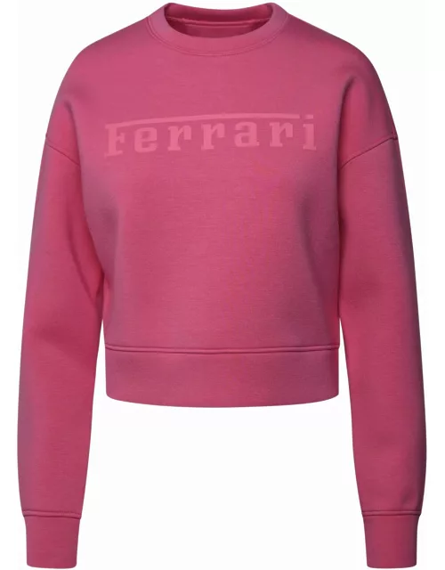 Ferrari Scuba Pink Viscose Sweatshirt