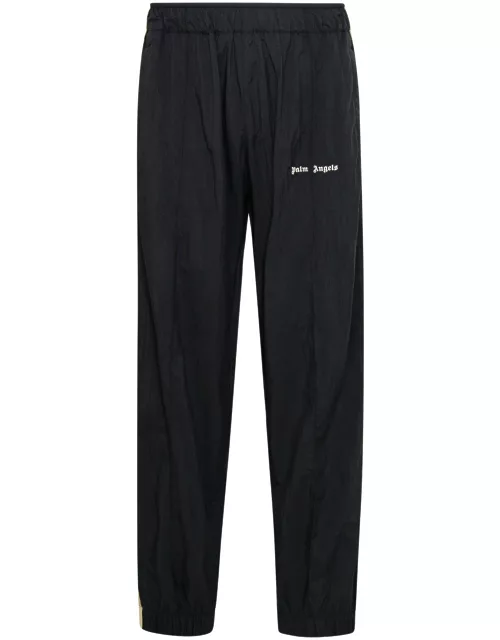 Palm Angels Black Polyester Trouser