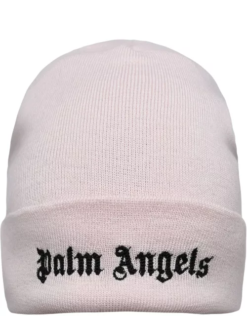 Palm Angels Pink Wool Beanie