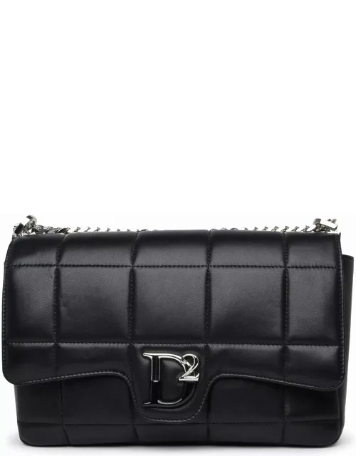 Dsquared2 D2 Black Leather Bag
