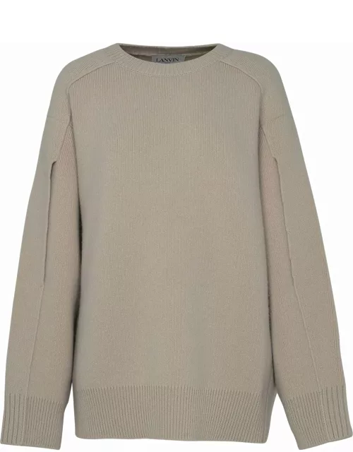 Lanvin Black Cashmere Blend Sweater