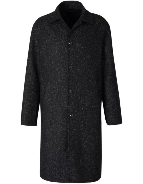 Lardini Single-breasted Knitted Coat