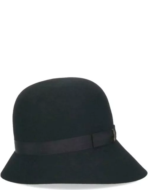 Borsalino velour Cloche Hat