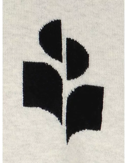 Isabel Marant Logo Intarsia Crewneck Knitted Sweater