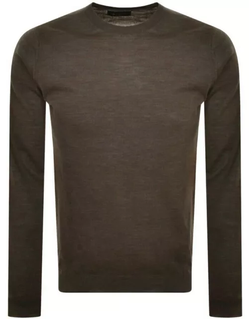 Oliver Sweeney Camber Knit Jumper Brown
