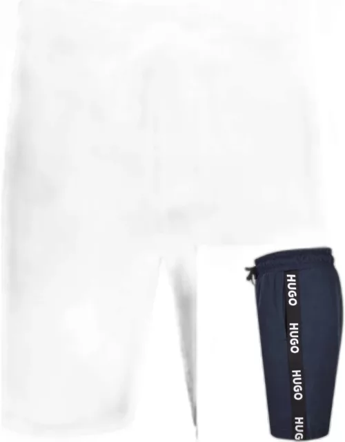 HUGO Lounge Sporty Logo Shorts Navy