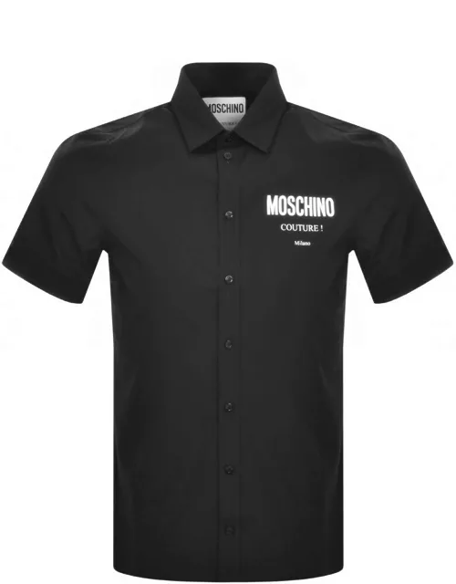 Moschino Short Sleeve Logo Shirt Black