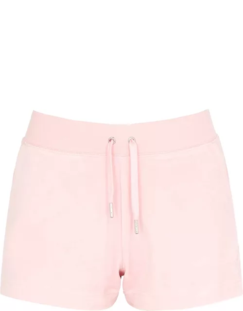 Juicy Couture Eve Velour Shorts - Light Pink
