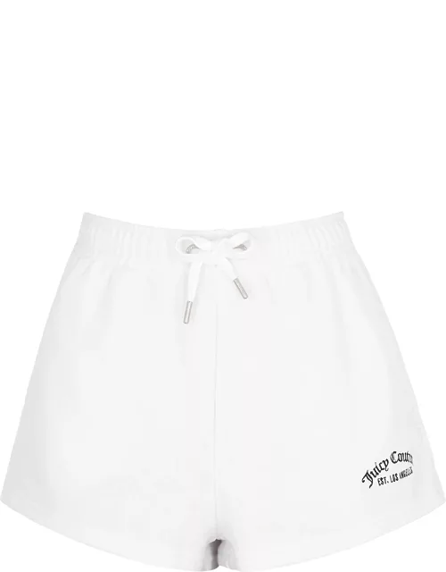 Juicy Couture Anya Logo-embroidered Jersey Shorts - White