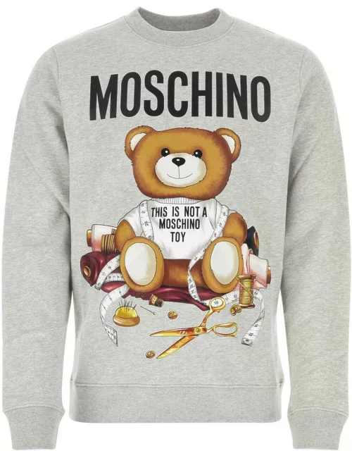 Moschino Teddy Bear Printed Crewneck Sweatshirt