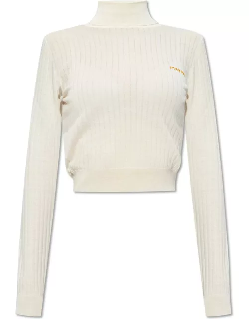 Marni Ribbed Turtleneck Sweater