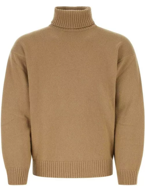 A.P.C. Drop-shoulder Roll-neck Knitted Jumper Sweater