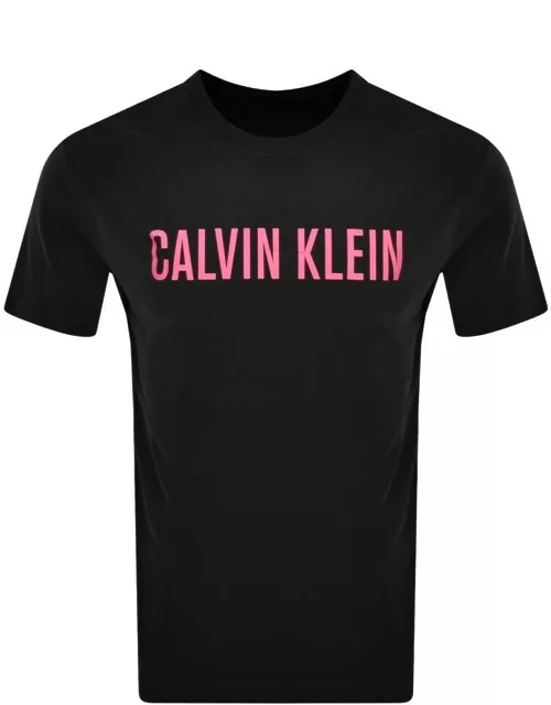 Calvin Klein Lounge Logo T Shirt Black