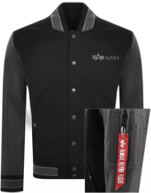 Alpha Industries Varsity Jacket Black