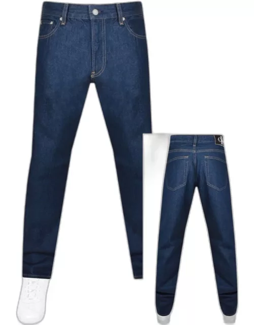 Calvin Klein Jeans Straight Mid Wash Jeans Blue