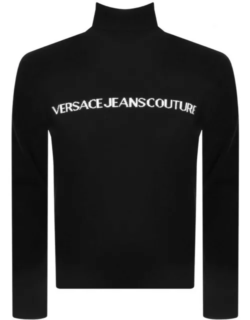 Versace Jeans Couture Cashmere Knit Jumper Black