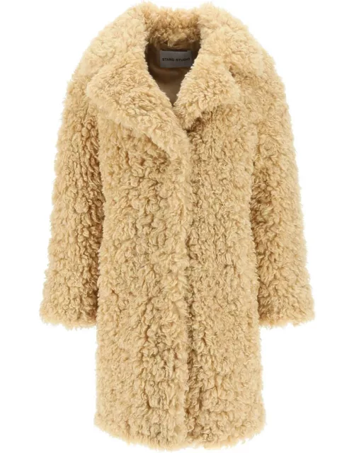 STAND STUDIO 'Camille' faux fur cocoon coat