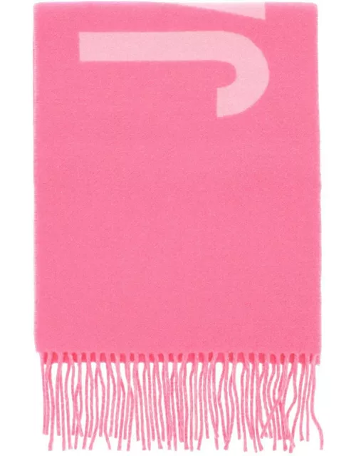 JACQUEMUS Logo wool scarf