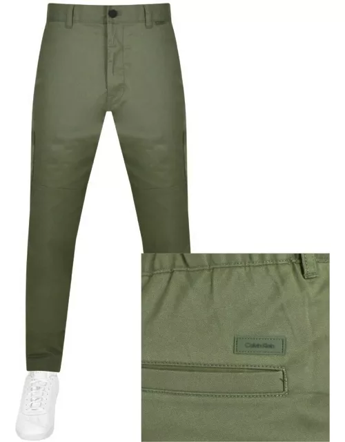 Calvin Klein Cargo Trousers Green