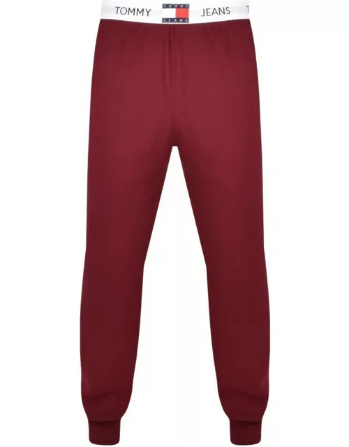 Tommy Jeans Rib Loungewear Joggers Red