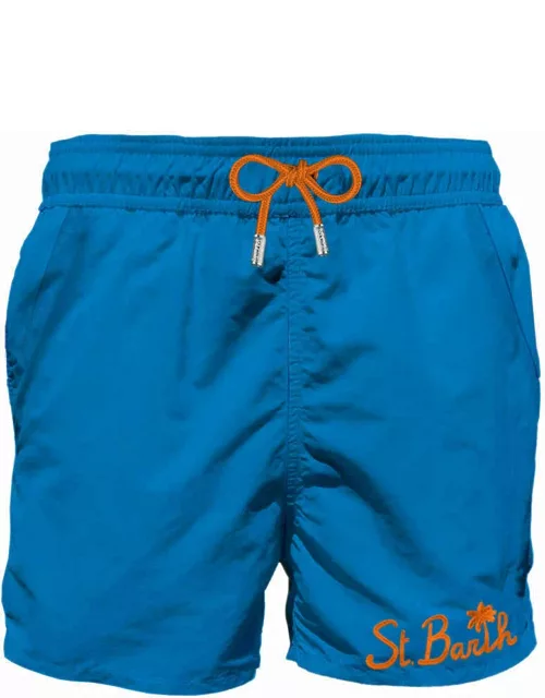 MC2 Saint Barth Bluette Man Swim Shorts With Pocket