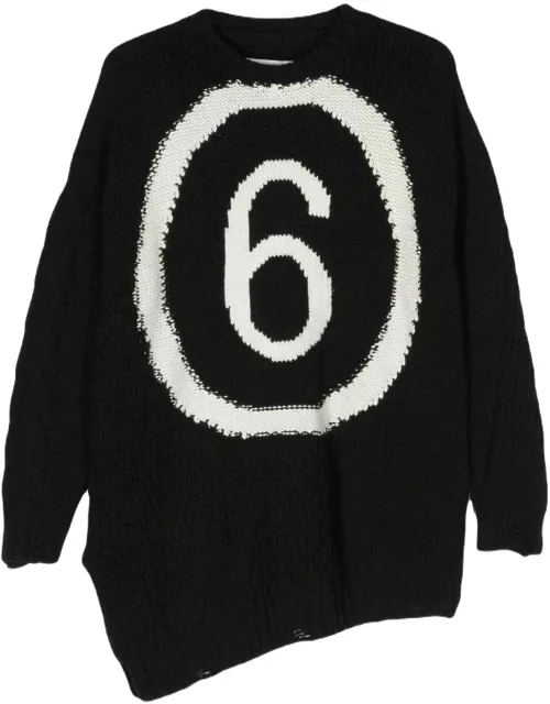 MM6 Maison Margiela Black Sweater Unisex