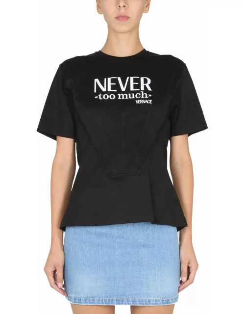 Versace Never Too Much Corset T-shirt