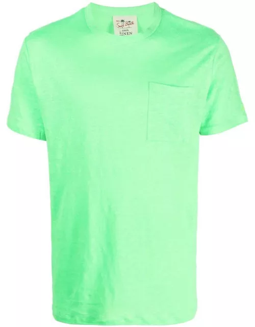 MC2 Saint Barth Linent-shirt With Front Pocket