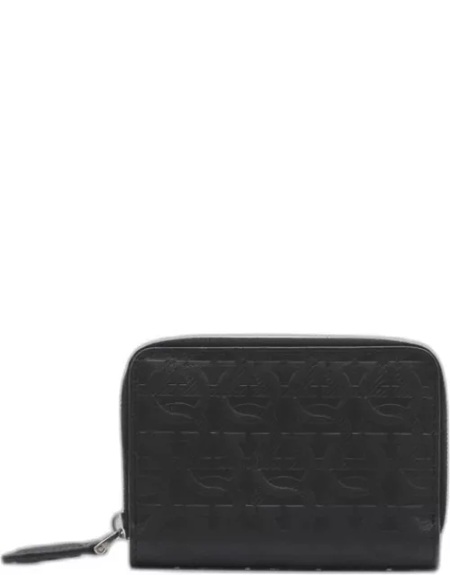 Ferragamo Leather Wallet With Gancini Pattern