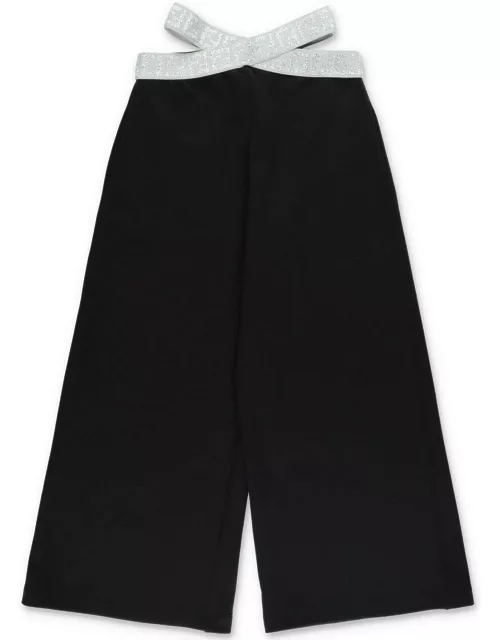 Fendi Cut-out Detailed Wide-leg Trouser