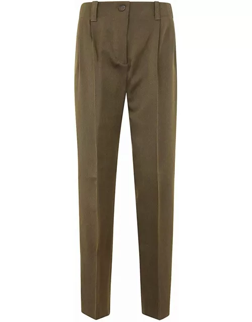 Golden Goose Journey W`s Pant Tapered High Waisted Blend Virgin Wool Twil