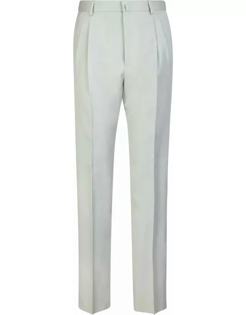 Lanvin Double Pleats Tailored Pant