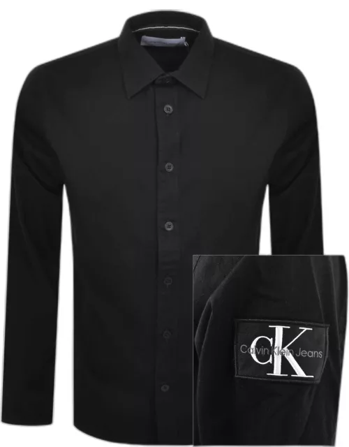 Calvin Klein Jeans Relaxed Long Sleeve Shirt Black