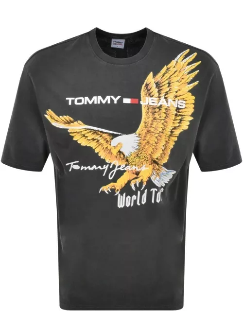 Tommy Jeans Eagle T Shirt Grey
