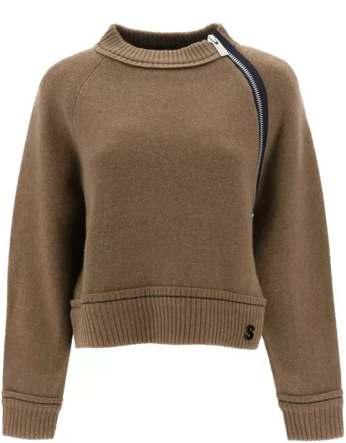 SACAI Cashmere cotton sweater